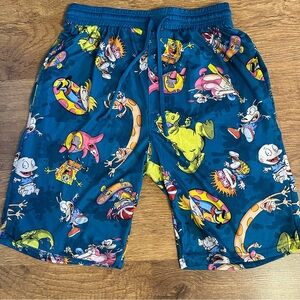 Nickelodeon Characters All Over Print Shorts